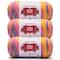 3 Pack Red Heart® All in One™ Sweet Hearts™ Yarn